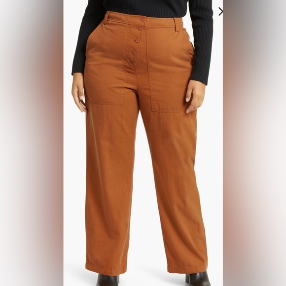 Nordstrom Treasure & Bond Button Front Pants - Picture 1 of 11